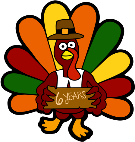 The Kent Expo Will Be A Torklift Turkey Challenge Site - Happy Thanksgiving Turkey (583x519)