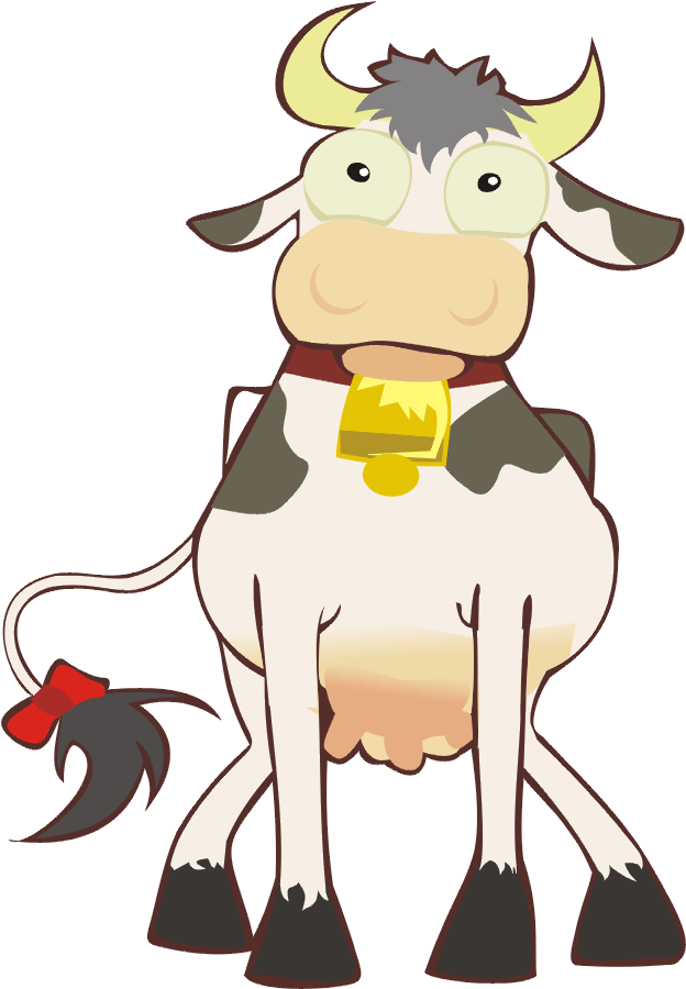 Vaca Animada By Kna On Deviantart - Animadas De Vacas Y Toros En Movimiento (717x899)