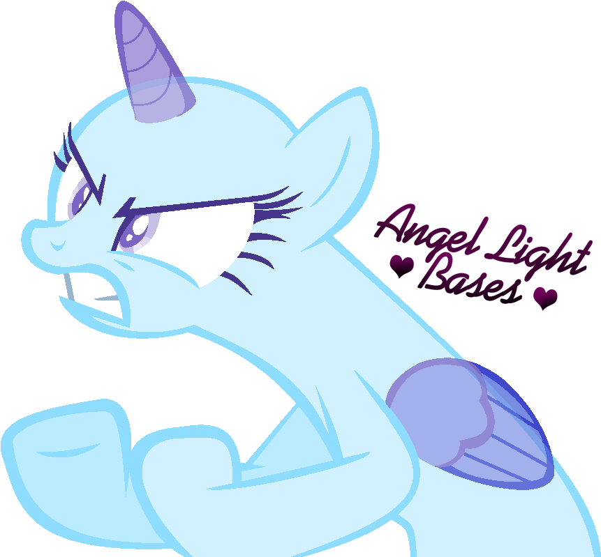 Pony Kitten Horse Winged Unicorn - Mlp Base #24 Come At Me Bro (871x798)