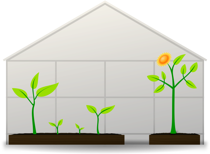 Greenhouse Royalty Free Vector Clip Art Illustration - Green House Png Transparente (700x540)