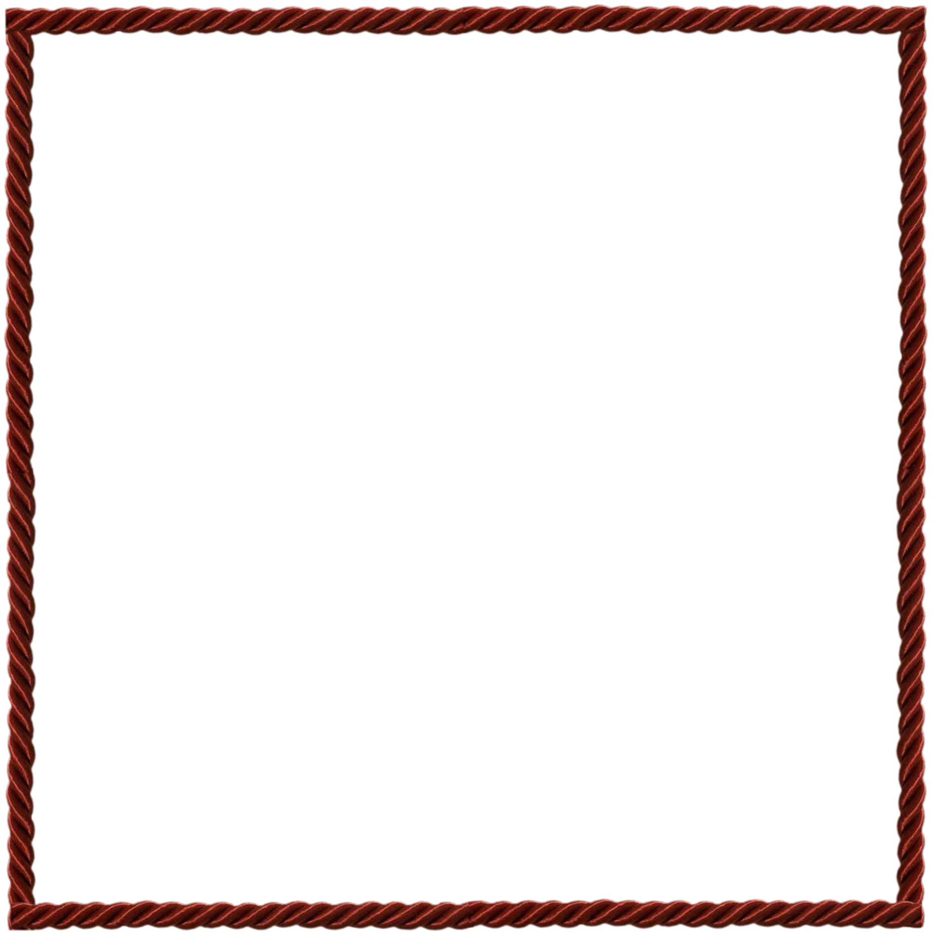 Rope Clip Art - Transparent Clip Art Rope Border (1855x1859)