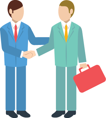 Our Partners - People Shake Hand Png (362x404)