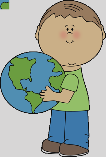 Earth Day Clip Art Cute Globe Clipart - Free Earth Day Clip Art (339x500)