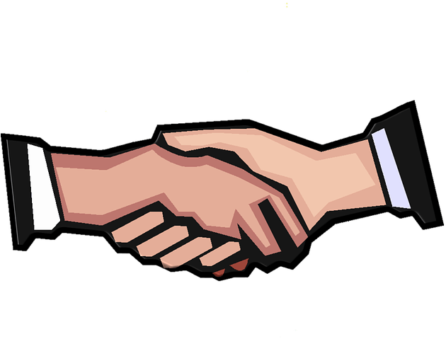 Our Partners - Handshake Clip Art (640x528)