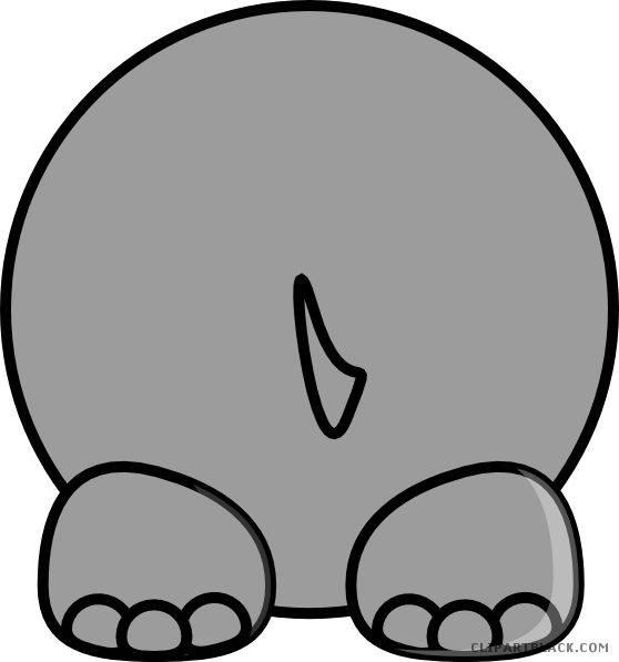 Hippo Animal Free Black White Clipart Images Clipartblack - Hippo Clipart (558x597)