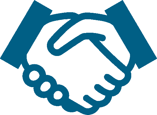 Partners Icon - Two Hands Shaking Icon Png (512x376)