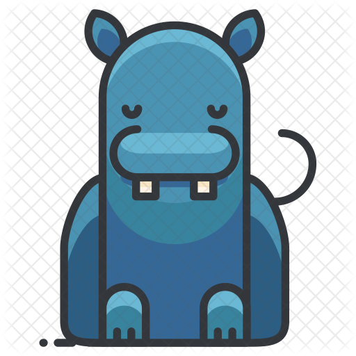 Hippo Icon - Rhinoceros (512x512)