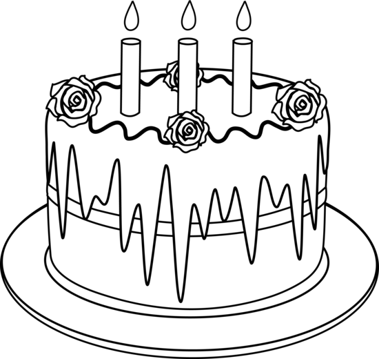 Happy Birthday Cake Stock Vector © Retroclipart - Clip Art Of A Cake (550x520)