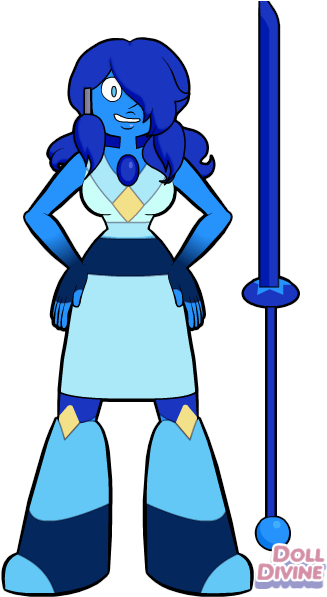 Gem Oc Blue Coral By Krs092001 - Cartoon (400x600)
