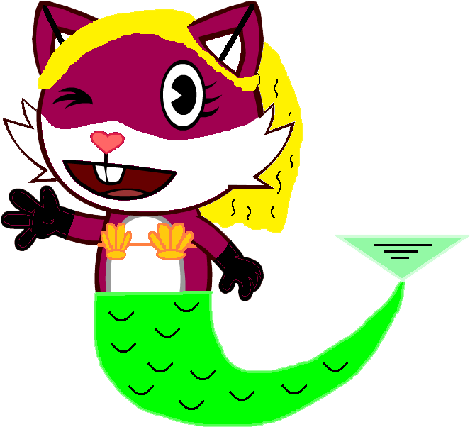 [request] Coral The Merfox By Sarey-raccoon - Coral (754x686)