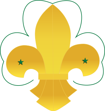 Wikiproject Scouting Fleur De Lis Trefoil - Scout Fleur De Lis (362x383)