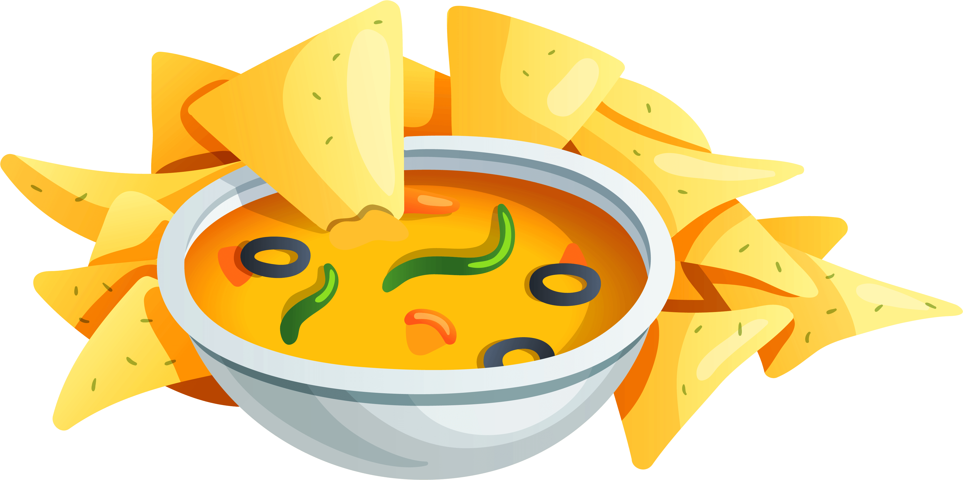 No Background Clipart Mexican Food - Clip Art (4123x2109)