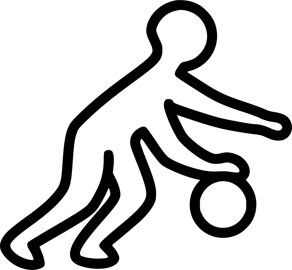 Basketball Dribble Ball Human Play Games Sport Olympic - Sports (980x906)