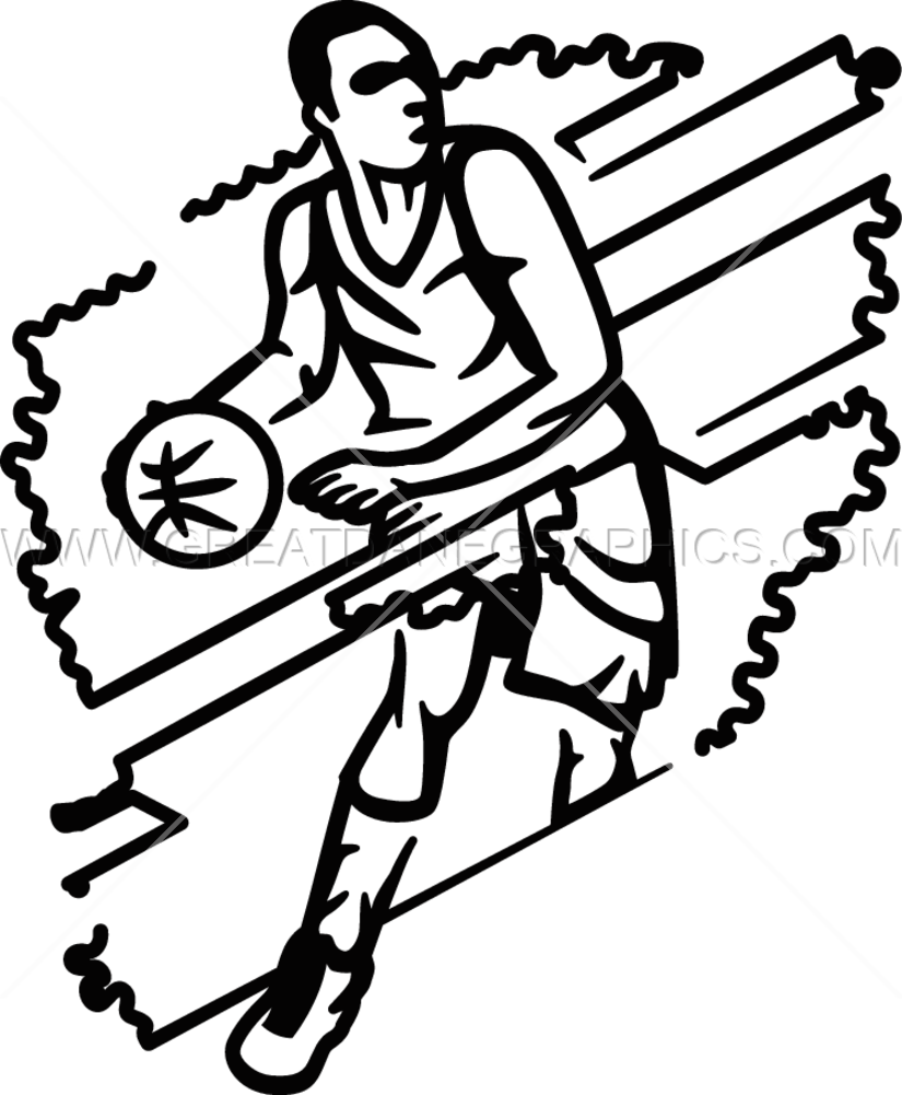 Frenetic Basketball - Illustration (825x1001)