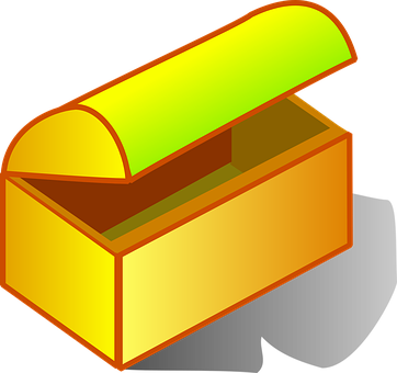 Chest, Box, Pirate, Wooden, Wood - Toy Chest Transparent Background (362x340)