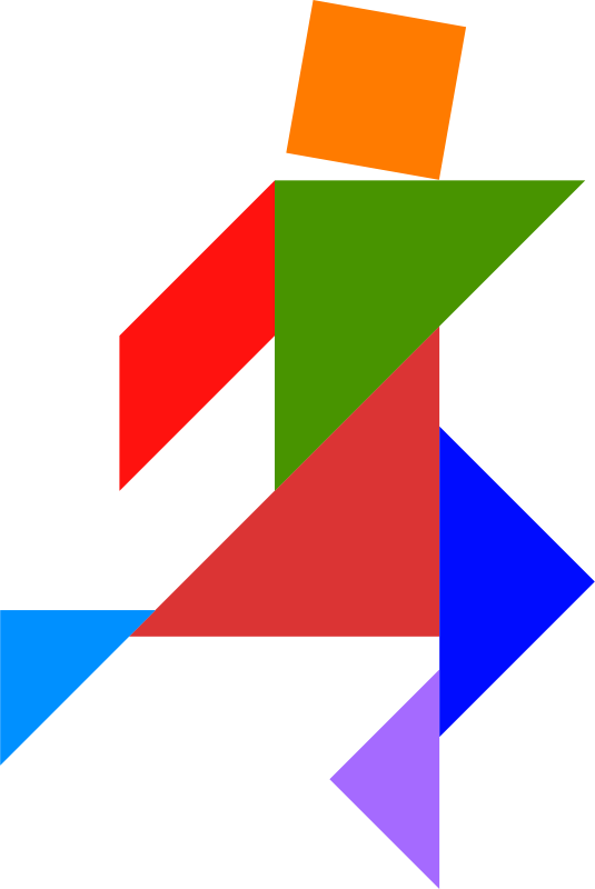 Similar Clip Art - Tangram Clipart (535x800)