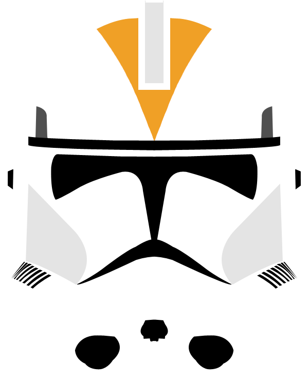 Phase 2 Clone Trooper Helmet Drawing - Clone Trooper Phase 2 Helmet (624x782)