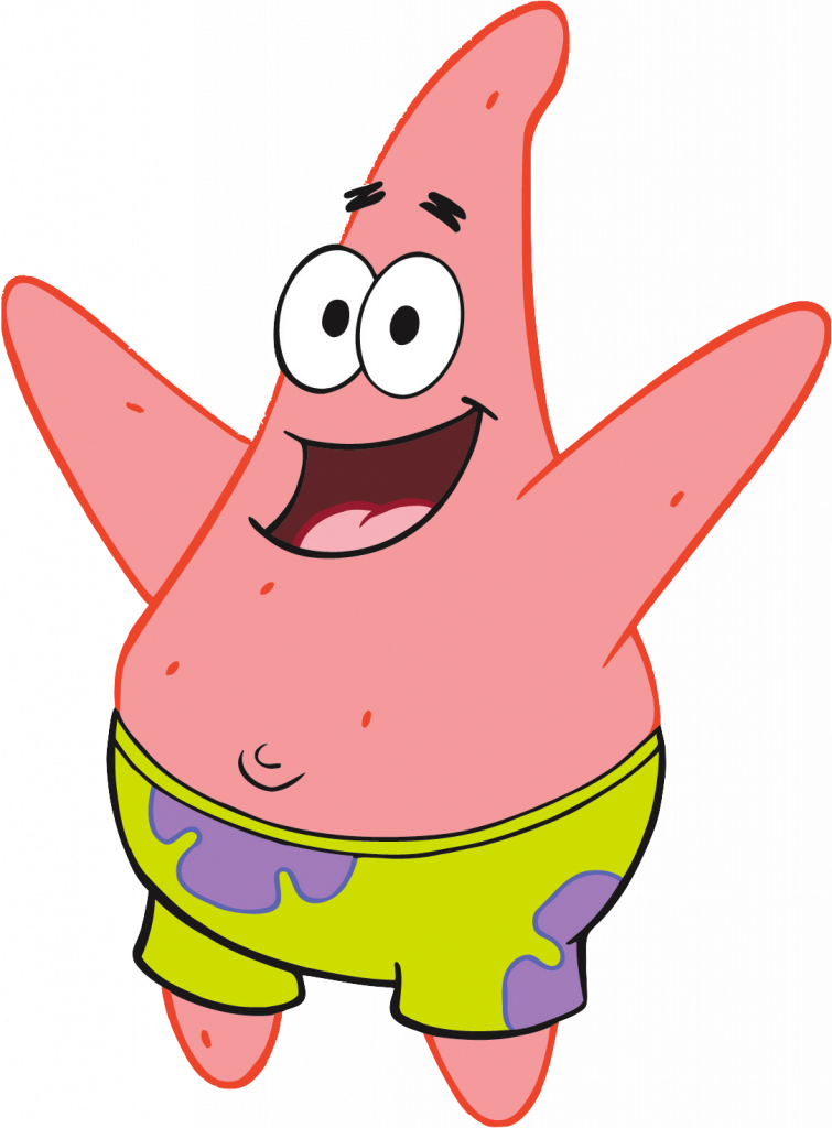 Inspiring Patrick Starfish Pictures Star Fictional - Patrick Star Clipart (755x1024)