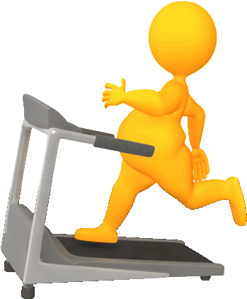 Running On Treadmill Lose Weight Pa 500 Clr - Treadmill Gif Transparent (453x500)