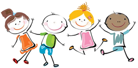 Kindergarten - Happy Children Clipart (500x271)