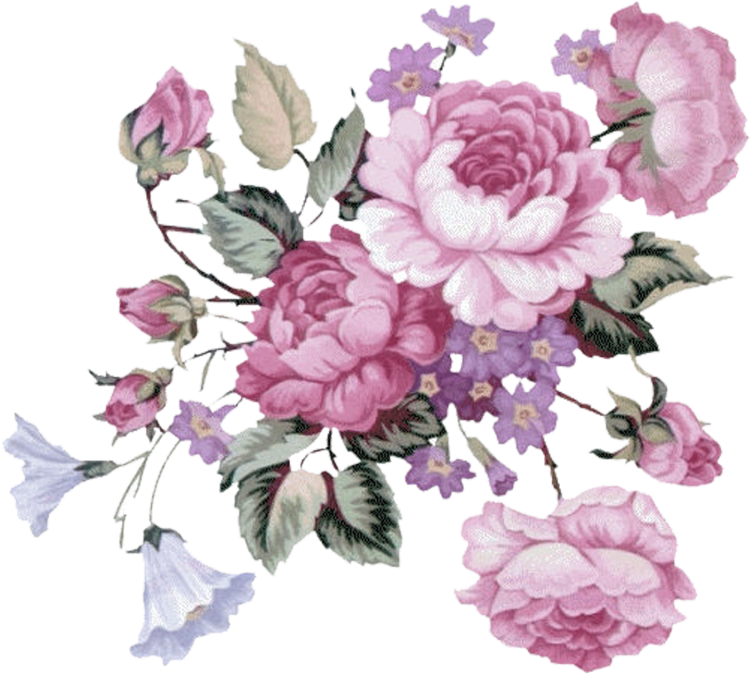 Element2 - Papel Scrapbook Folha Simples Flores Lsc-219 - Litocart (800x800)
