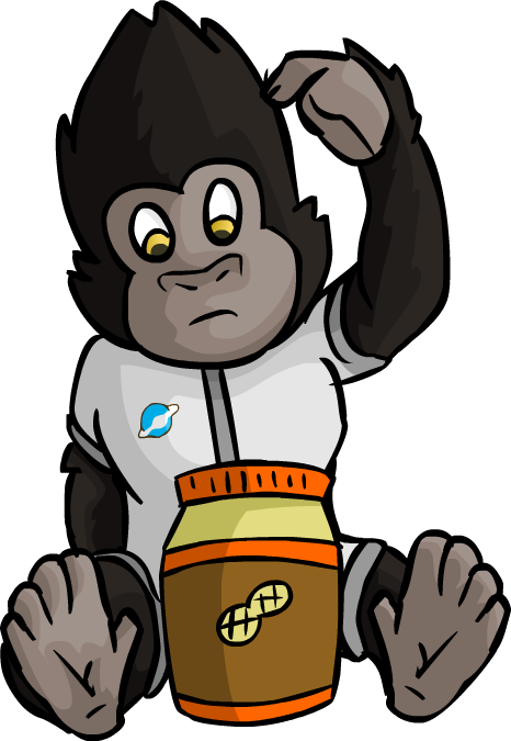 Winston's First Encounter With Peanut Butter By Thedeadpool601 - Winston And Peanut Butterl (466x675)