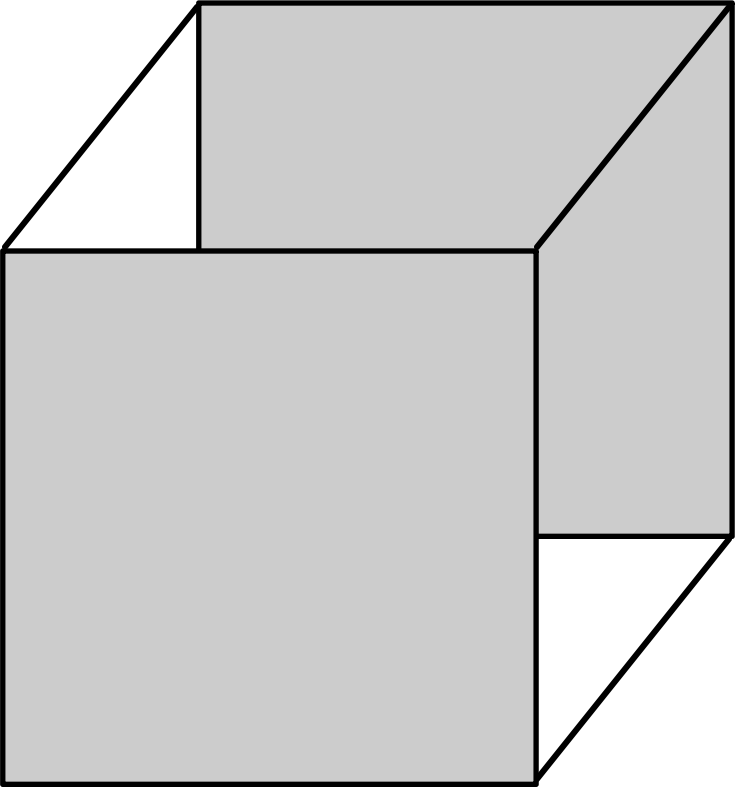 3d Square By Star4clover 0hsaad Clipart - Square 3d Png (735x787)