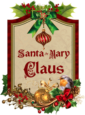Santa And Mary Claus Logo - Santa Claus (309x400)