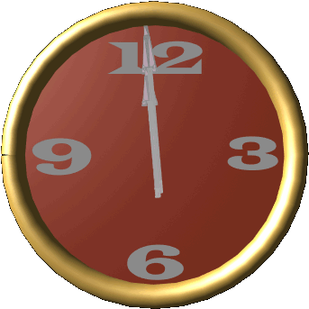 Animated Clock Ticking - Clock Moving Fast Gif (350x350)