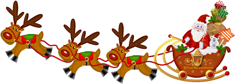 Santa Claus Png Transparent Images - Santa Claus Reindeer Transparent (800x450)