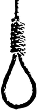 Black Noose Clipart - Transparent Noose (696x459)