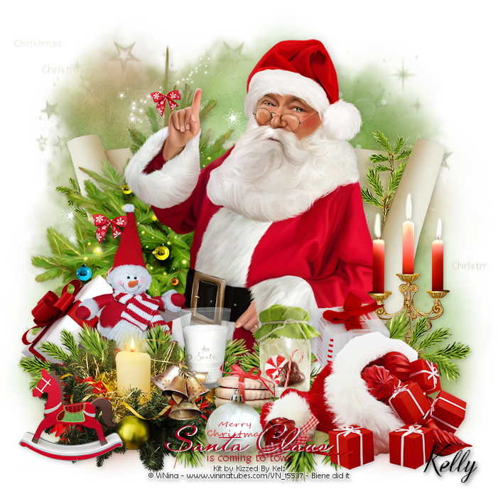 Tags For Vi Nina & Kelly - Santa Claus (700x700)