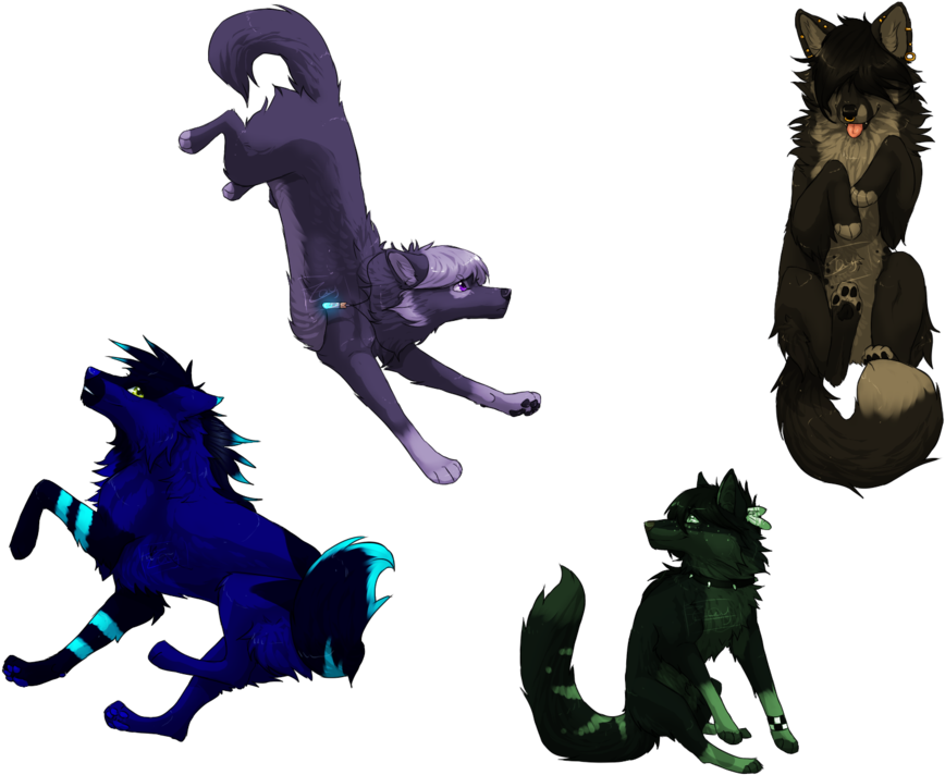 ~[gift] Rainbow Noodles By That Black Wolf - Black Wolf (1038x770)