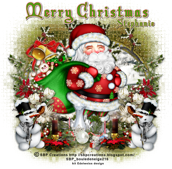With A Beautiful Poser “santa 1” - Santa Claus (600x600)