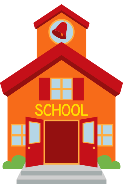 Elementary School Building Clipart For Kids - School Building Animated Gif - (400x587) Png Clipart Download Elementary School Building Clipart For Kids - School Building Animated Gif - (400x587) Png Clipart Download