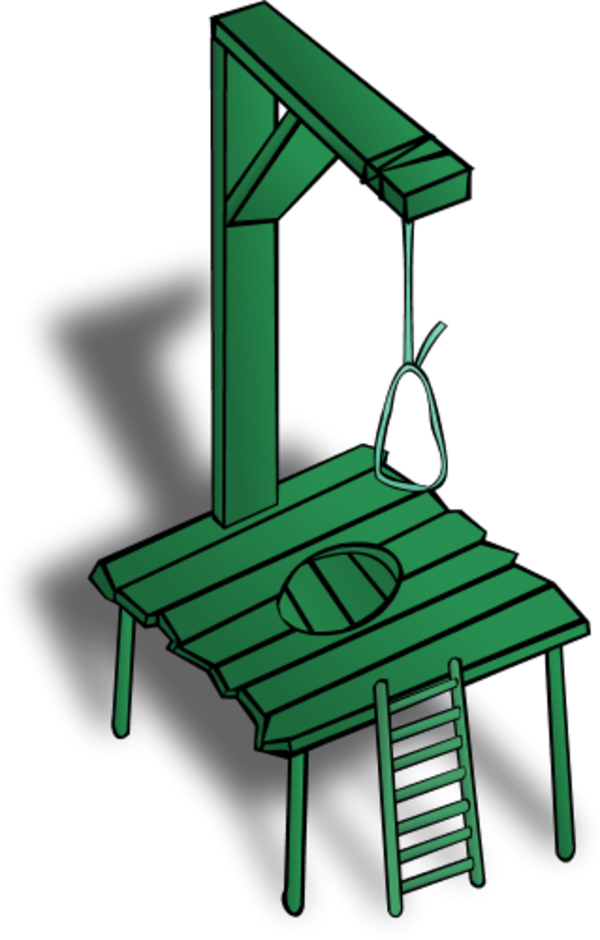 Noose 20clipart - Death Penalty Clipart (600x940)
