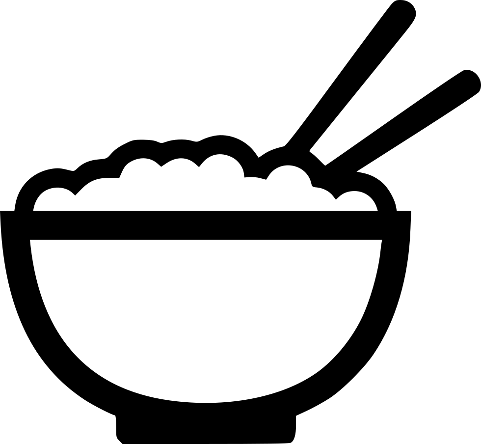Noodles Comments - Bowl Of Rice Chopstick Png (980x904)