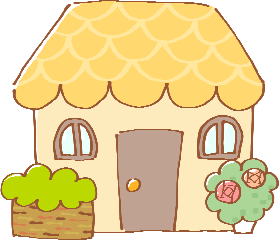 秋田市の家づくり、新築住宅ならプライムハウス 営業アシスタント 佐藤秀子 - おうち イラスト (600x600)