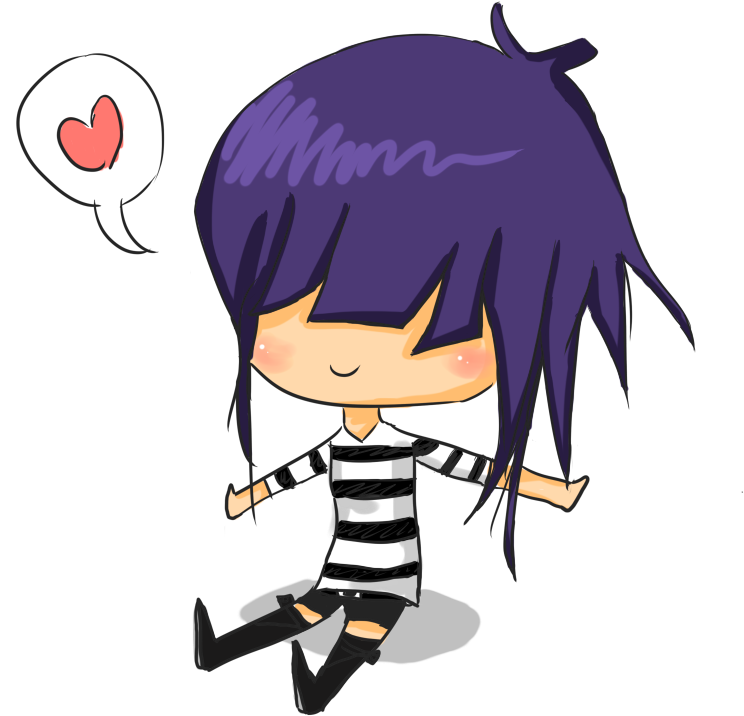 Noodle Chibi By Briichaan - Cute Chibi Noodle Gorillaz (785x793)