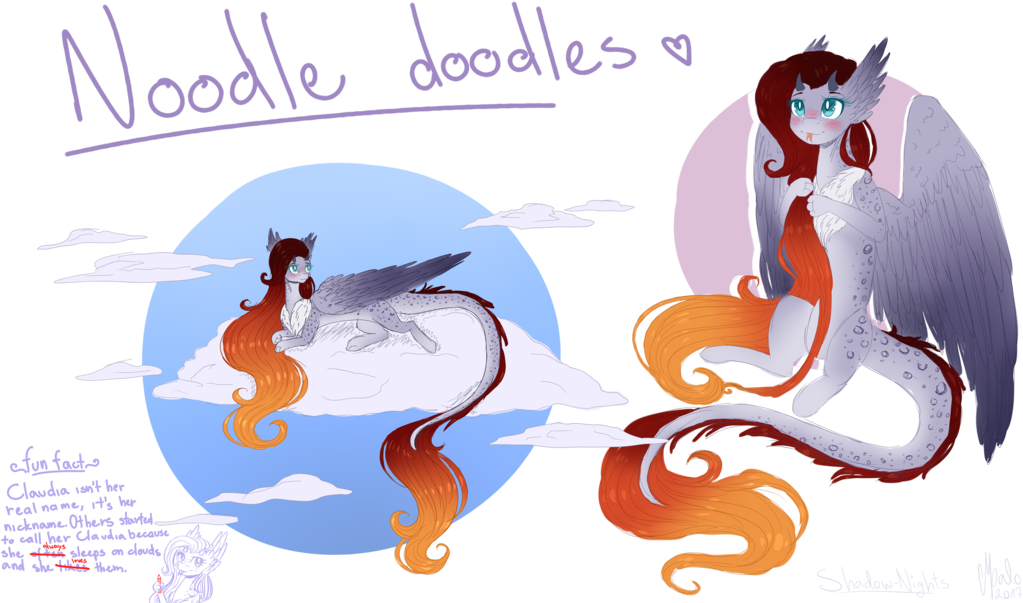 Noodle Doodles By Shadow-nights - Cartoon (1024x629)