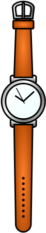 Watch Svg Vector File, Vector Clip Art Svg File - Analog Watch (424x600)