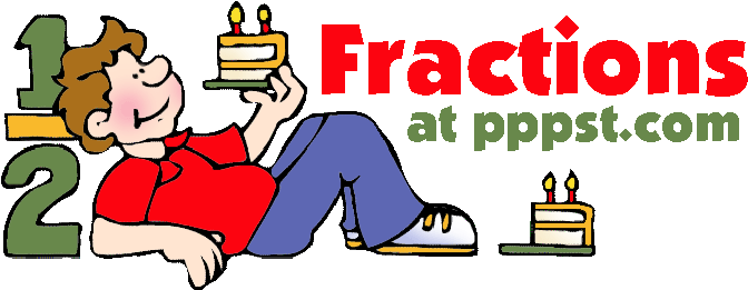 Mathematics Clipart Math Fraction - Fractions Powerpoint (709x281)