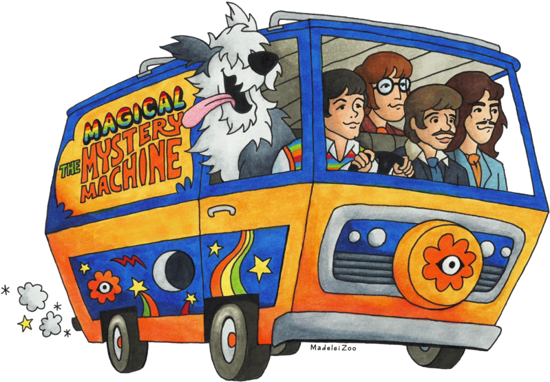 Magical Mystery Machine By Madeleizoo - Art (900x646)