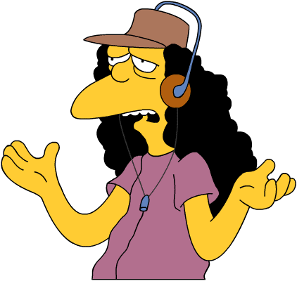 Click To Enlarge Lost Your Job Bummer, Dude - Bus Driver In The Simpsons (422x400)
