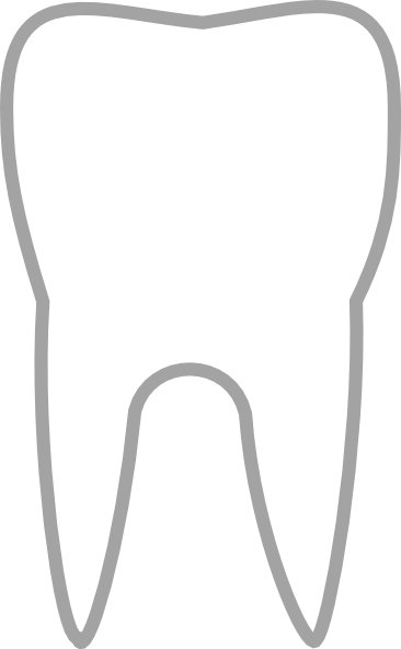 How To Set Use Simple Tooth Icon Svg Vector - White Tooth Icon Png (366x593)
