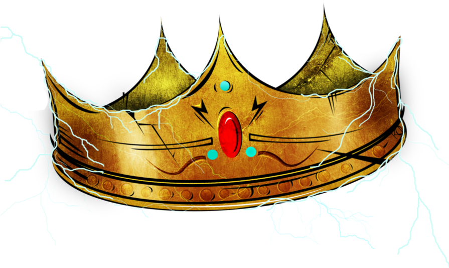 Large King Of Lightning Logo Png By Kidney-shots - Png King (894x894)