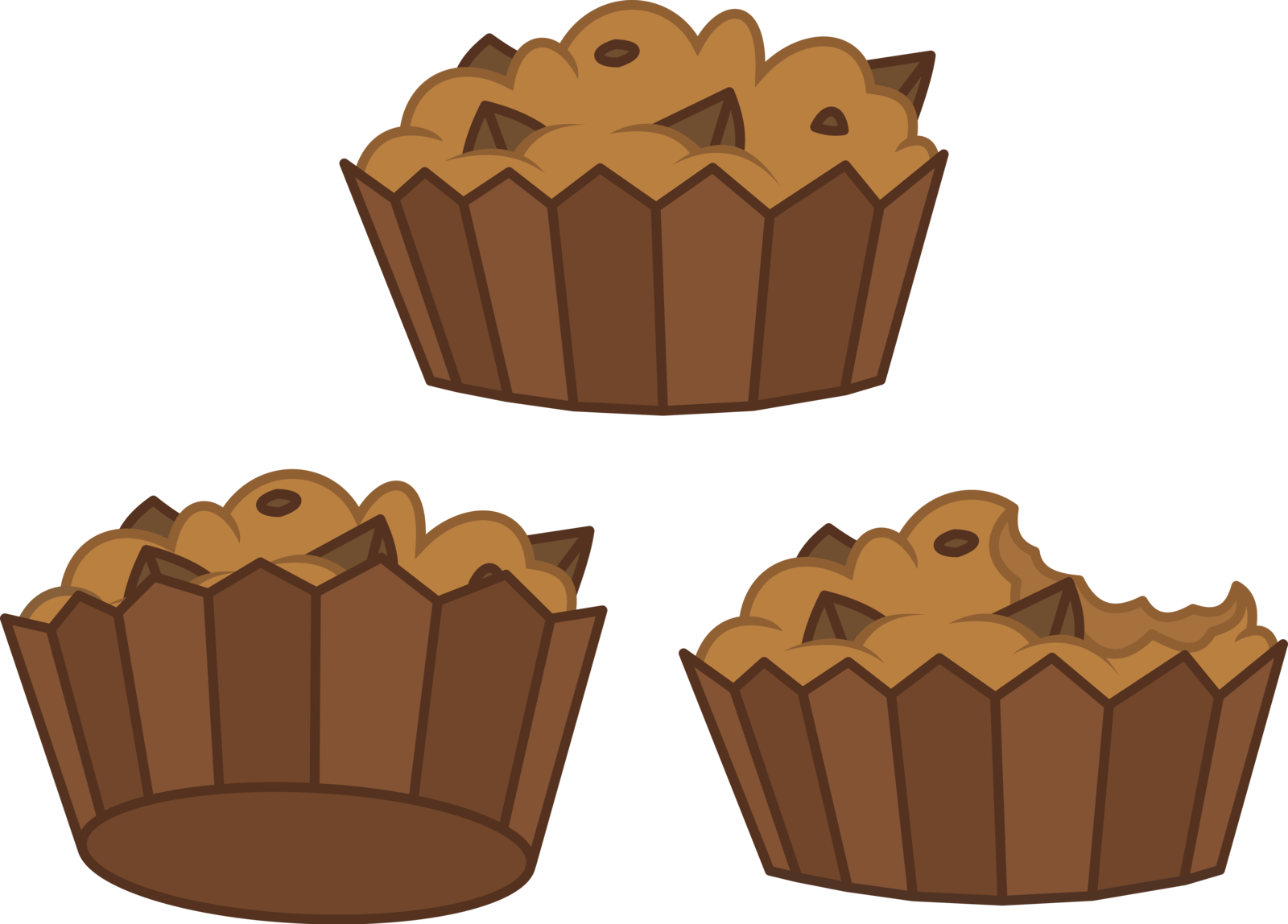Chocolate Chip Cookie Biscuits Pony Muffin - Mlp Apple Food (1600x1148)