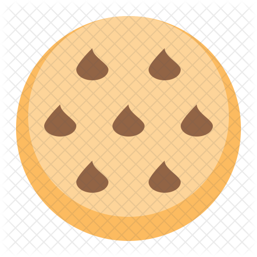 Chocolate Chip Cookie Icon - Cookie (512x512)