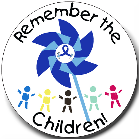 "remember The Children Pinwheel" Stickers - Love My Big Brother (461x461)