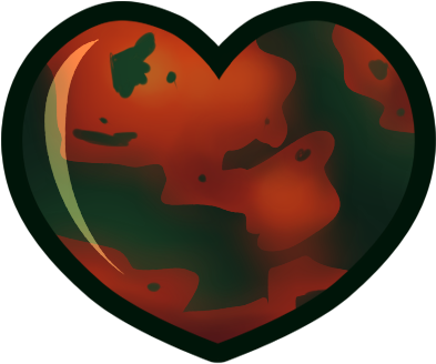 Bloodstone Gemstone Design ) By Tia-moon78 - Heart (524x483)